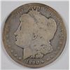 Image 1 : 1890-CC MORGAN DOLLAR G/VG