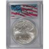 Image 1 : 2001 SILVER AMERICAN EAGLE PCGS GEM UNC (WORLD TRADE CENTER GROUND ZERO RECOVERY
