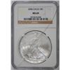 Image 1 : 2006 SILVER AMERICAN EAGLE NGC MS-69 (CRACKED CASE)