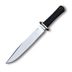 !NEW! Trail Master, Black Kraton Handle, Plain w/Sheath UPC Code: 705442007975
