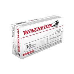 *AMMO* Winchester USA 32ACP Full Metal Jacket 71 GR (250 ROUNDS) 020892205475