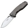 Image 1 : !NEW! Vox F3, Titanium Handle, Clip Point Satin Plain w/Clip UPC Code: 788857030073