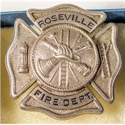 Roseville Fire Department Badge