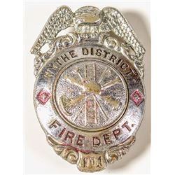 Wythe District Fire Department Badge