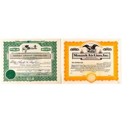 Aircraft Stock Certificates