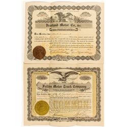 Automobile Stocks Duo