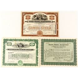 Durant Motors Stock Certificates