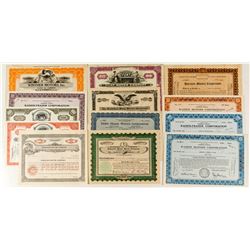 Motor Companies Stock Certificate Collection