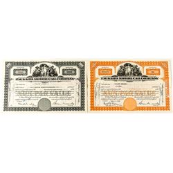 Packard Motor Car Company Stock Certificates