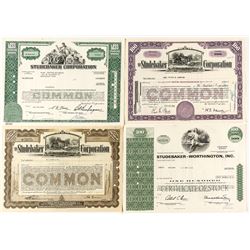 Studebaker Corporation Stock Certificates