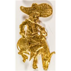 Vaccero on Bucking Bronc Medallion