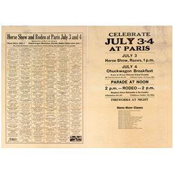 Idaho Horse Show and Rodeo Broadside