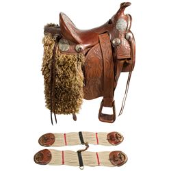 Custom-made Buffalo Bill Cody Replica Saddle