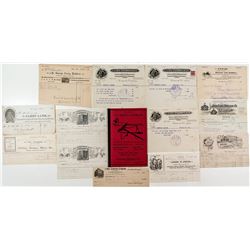 Western Horse Billheads & Catalogs