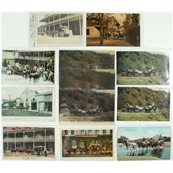 Twelve Lake County Stagecoach Cards