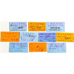 Weaverville & Shasta Toll Road Tickets