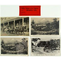 Mt. Shasta Stagecoach Postcards