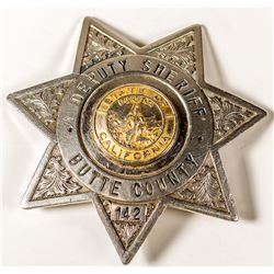 Butte County Deputy Sheriff Badge: Number 142