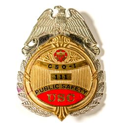 Large USC Public Safety Badge