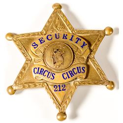 Circus Circus Casino Security Badge