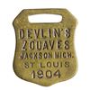 Image 1 : Devlin's Zouaves Medal (St. Luis Fair 1904)
