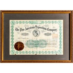 Pan-American Expo. Stock Certificate