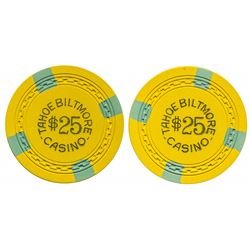 Tahoe Biltmore Casino $25 Gaming Token