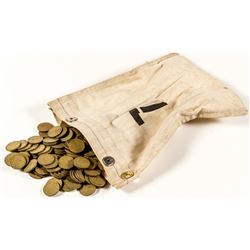 125 Old Brass Odds Markers for Craps Games