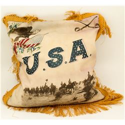 Spanish American War Photo on Pillow