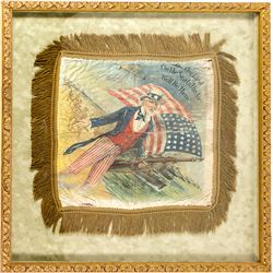 Framed Uncle Sam Pillow Cover