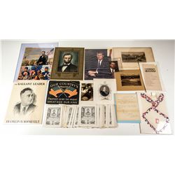 Political and War Memorabillia Lot