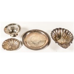 4 Piece Silver Plate Serving Set