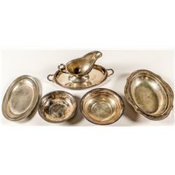 6 Piece Silver Plate Serving Set