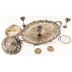 8 Piece Silver Plate Tableware Set