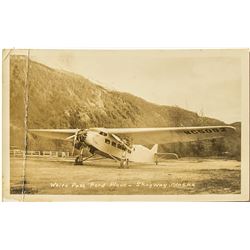 Alaska Ford Tri-Motor Photo Postcard