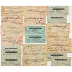 Bank of Bisbee Check Collection