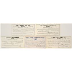 Bodie Licenses (including Saloon)
