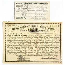 Bodie-Area Warrant and Stage Road Bond