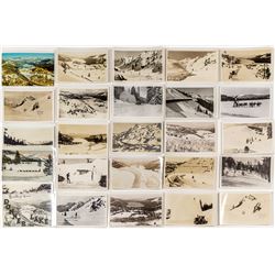 Donner Lake Winter Scenes Postcards