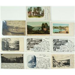 10 Very Early Tahoe Postcards