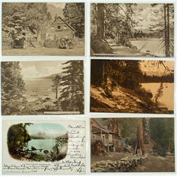 Early Fallen Leaf Lake Postcard Collection