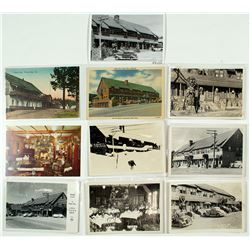 Nine Tahoe Inn Postcards (7 RPC's)