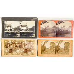 Four Monterey Stereoviews