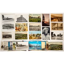"D, E, F" Towns, Southern California Desert Postcards (including Death Valley)