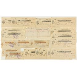 Bank of Williams Checks and Ledger Page