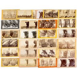 Twenty-six Yosemite Stereographs