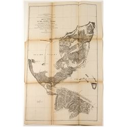 Map of Passes in the Sierra Nevada's