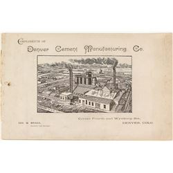 Denver Cement Company Booklet
