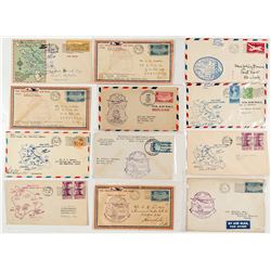 12 Hawaii First Flight Covers