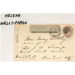 Helena, Montana Wells Fargo Express Cover